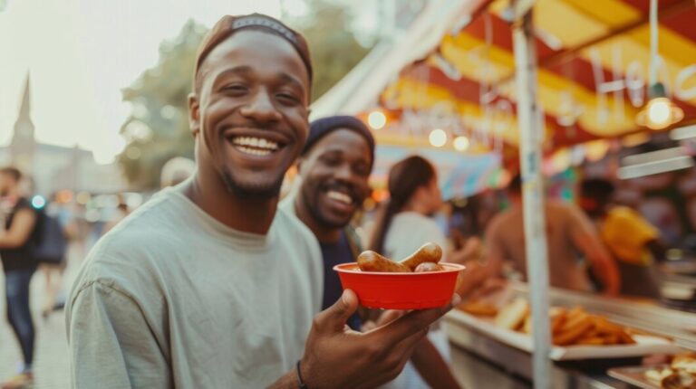 young-people-enjoying-street-food