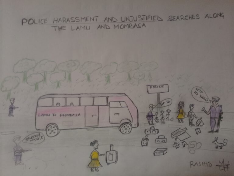 Rashid Aboud - Police Harassment and Unjustified Searches Along Lamu To Mombasa Road