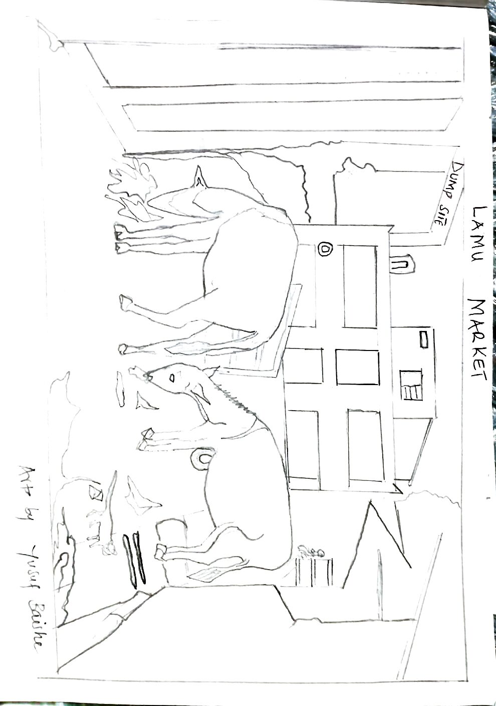 Yusuf Baishe - LAMU MARKET PIC 1