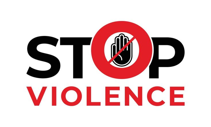 Download Stop Violence Vector Text Illustration for free