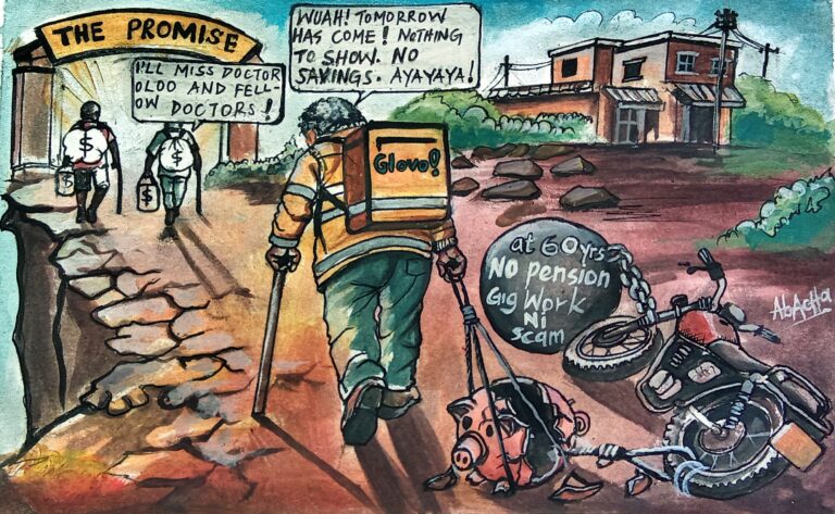 ABACHA MOVIN-DRAGGING THE WEIGHT OF UNCERTAINTY