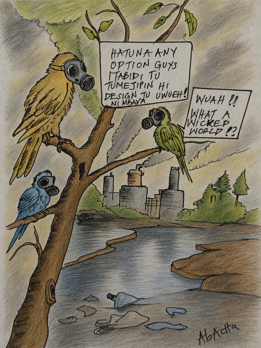 ABACHA MOVIN-ENVIRONMENTAL POLLUTION ON NATURE