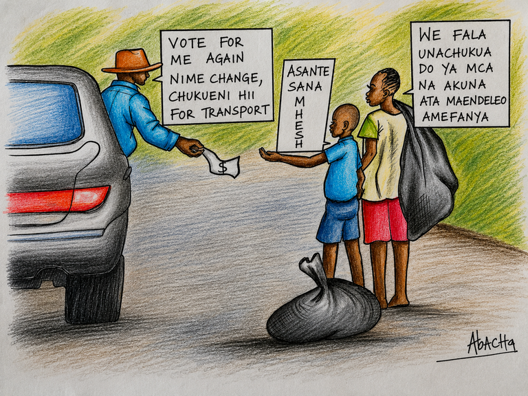 ABACHA MOVIN-VOTE BUYING, FORGOTTEN TOMORROW